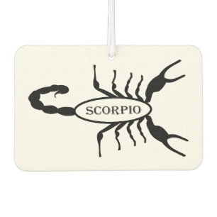 Désodorisant Pour Voiture Scorpio noir Scorpion étoile