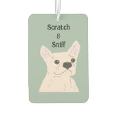 Désodorisant Pour Voiture Scratch & Sniff, cute dog, (Dos)