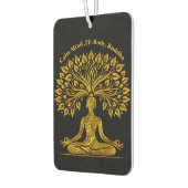 Désodorisant Pour Voiture Sculpture de Bouddha d'or complexe (Gauche)