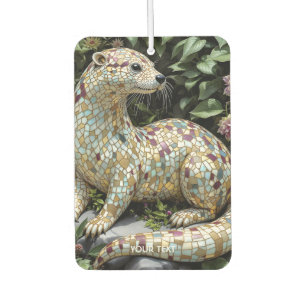Désodorisant Pour Voiture Sculpture de loutre fantaisiste mignonne et ludiqu