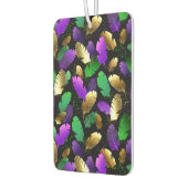 Désodorisant Pour Voiture Seamless Pattern with Mardi Gras feathers (Gauche)