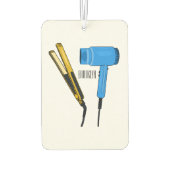 Désodorisant Pour Voiture Sèche-cheveux & lisseuse-cheveux illustration (Dos)