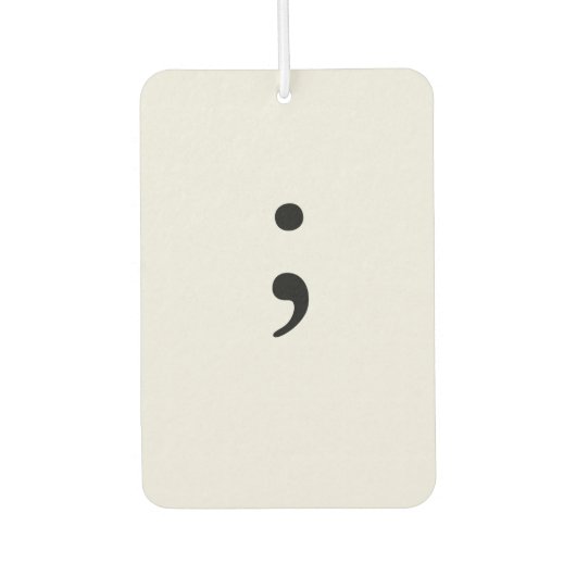 Désodorisant Pour Voiture Semicolon (Devant)