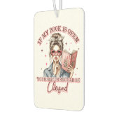 Désodorisant Pour Voiture Si Mon Livre Est Ouvert... (Gauche)