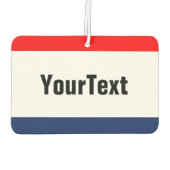 Désodorisant Pour Voiture Signal Promo du concessionnaire automobile Personn (Dos)