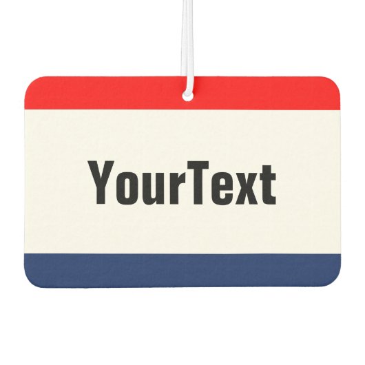 Désodorisant Pour Voiture Signal Promo du concessionnaire automobile Personn (Devant)