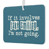 Désodorisant Pour Voiture S'il implique un faux sourire drôle de typographie (Gauche)