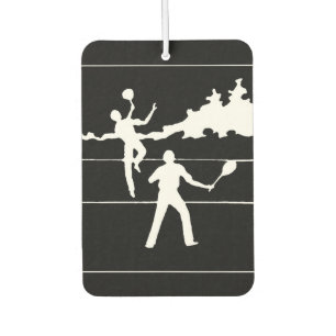 Désodorisant Pour Voiture Silhouette De Tennis Rétro