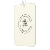 Désodorisant Pour Voiture simple et minimal ajouter votre logo/design ici te (Gauche)