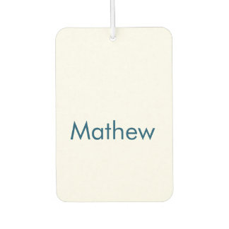 Désodorisant Pour Voiture simple initial letter monogram add your name lett
