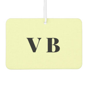 Désodorisant Pour Voiture simple minimal couleur pastel personnalisée