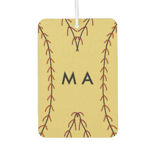 Désodorisant Pour Voiture Simple monogramme ajouter votre nom lettre man min