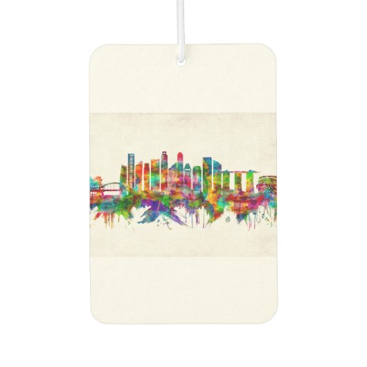 Désodorisant Pour Voiture Skyline de Singapour (Devant)