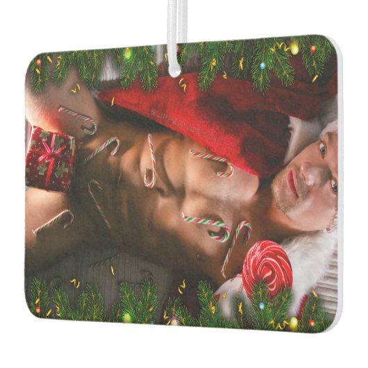 Désodorisant Pour Voiture SlipperyJoe mâle poitrine six pack estomac torse n (Gauche)