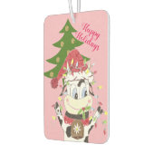 Désodorisant Pour Voiture Snowbell décorant son sapin de Noël (Gauche)