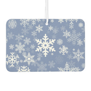 Désodorisant Pour Voiture Snowflakes Personnaliser graphique Arrière - plan