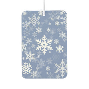 Désodorisant Pour Voiture Snowflakes Personnaliser graphique Arrière - plan