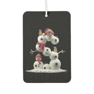 Désodorisant Pour Voiture Snowman-minion en forme de S