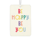 Désodorisant Pour Voiture Sois Heureux Sois-Tu (Dos)