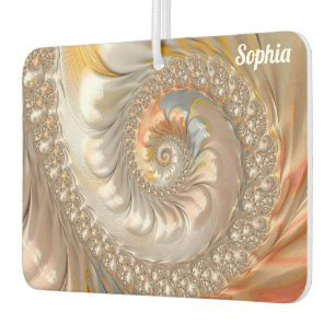 Désodorisant Pour Voiture SOPHIA ~ TOPAZ Motif de conception fractale ~ Orig