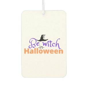 Désodorisant Pour Voiture Sorcière en tenue d'Halloween pour Halloween