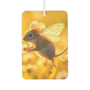 Désodorisant Pour Voiture Souris Fée dans le jardin
