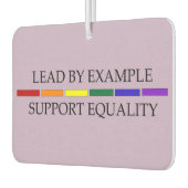 Désodorisant Pour Voiture Soutien Égalité Air Freshener (Rectangle) (Gauche)