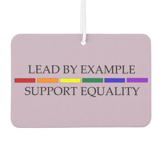 Désodorisant Pour Voiture Soutien Égalité Air Freshener (Rectangle) (Devant)