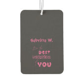 Désodorisant Pour Voiture Soyez La Meilleure Version De Vous Cute Cat Air Fr (Dos)