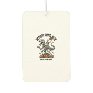 Désodorisant Pour Voiture Squelette de dinosaure Halloween Vintage Trick Rid