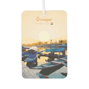 Désodorisant Pour Voiture Srinagar, Inde - Bateaux Shikara du lac Dal