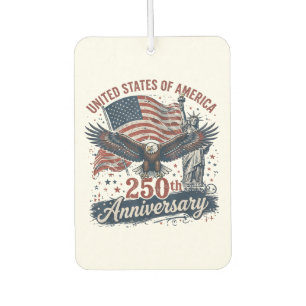 Désodorisant Pour Voiture Statue de la Liberté aigle chauve 250e anniversair