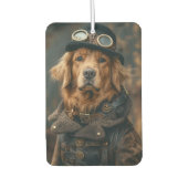 Désodorisant Pour Voiture Steampunk Chien drôle Cadeau Air Freshener (Devant)