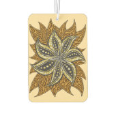 Désodorisant Pour Voiture Style Batik Floral Abstrait africain (Dos)