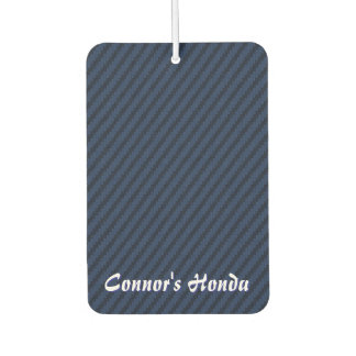 Désodorisant Pour Voiture Style Fibre de Carbone Bleu