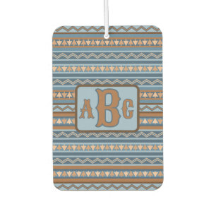 Désodorisant Pour Voiture Style Sud-Ouest bleu Brown géométrique Personnalis