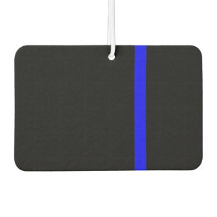 Désodorisant Pour Voiture Style vertical Symbolique Ligne Bleue Mince