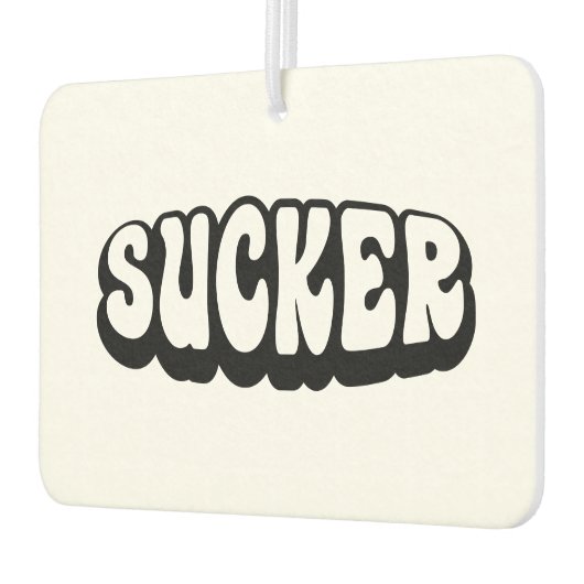 DÉSODORISANT POUR VOITURE SUCKER (Gauche)