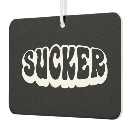 DÉSODORISANT POUR VOITURE SUCKER (Gauche)