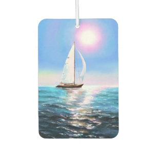 Désodorisant Pour Voiture Sunrise Sailboat Air Freshener