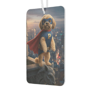 Désodorisant Pour Voiture Super Shih Tzu, Hero Dog Gift Guardian Of The City