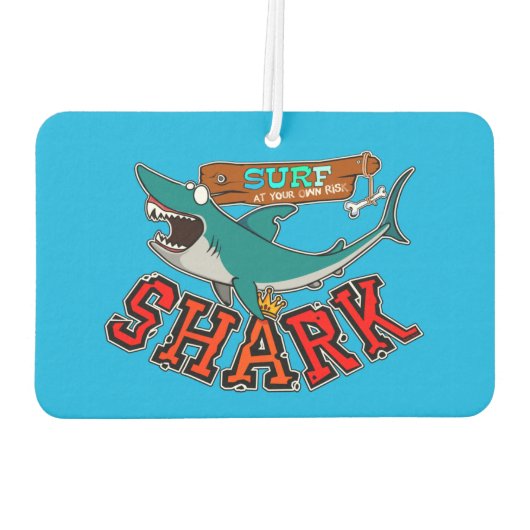 Désodorisant Pour Voiture Surf with shark (Dos)