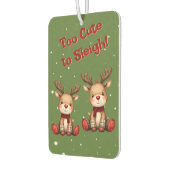 Désodorisant Pour Voiture Sweet Reindeer Pair in Holiday Snowfall (Gauche)