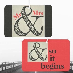 Désodorisant Pour Voiture Symbole de l'esperluette et donc, ça commence amus