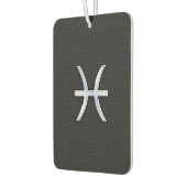 Désodorisant Pour Voiture Symbole de pêche sur le serpent noir style peau (Gauche)