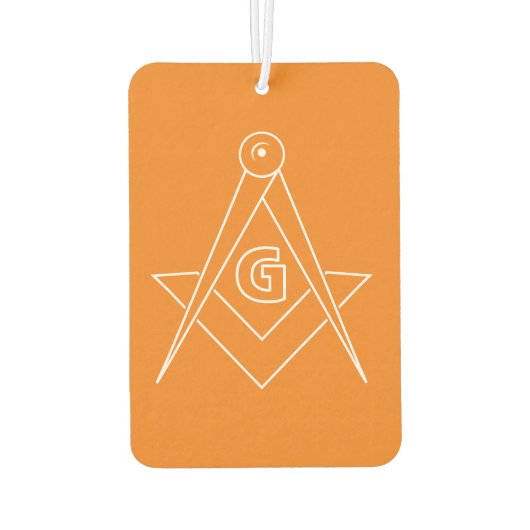 Désodorisant Pour Voiture Symbole franc-maçonnerie (Dos)