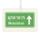 Désodorisant Pour Voiture Symbole routier de Mukdahan ⚠ Thaïlande ⚠ (Dos)