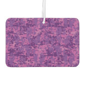 Désodorisant Pour Voiture Symbole Virgo Style Camouflage numérique Fuchsia r (Dos)