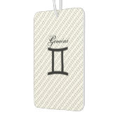 Désodorisant Pour Voiture Symbole Zodiaque Gemini Standard par Kenneth Yonci (Gauche)