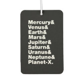 Désodorisant Pour Voiture Système solaire (Devant)